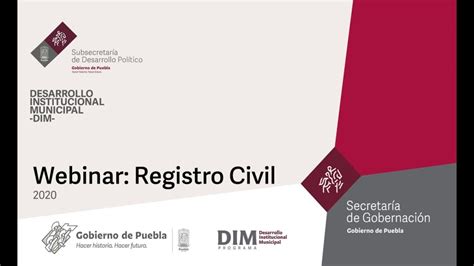 registro civil puebla citas|Registro Civil de Puebla